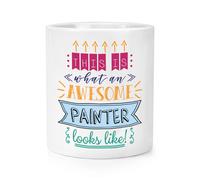 This Is What An Awesome Pittore Guarda Come Trucco Pennello Matita Pentola Papà