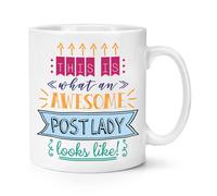This Is What An Awesome Post Donna Guarda Come 284ml Tazza Funny Migliore Postie
