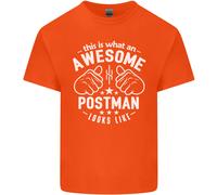This Is What An Awesome Postino Looks Like Uomo Cotone T-Shirt
