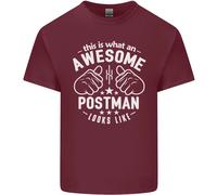 This Is What An Awesome Postino Looks Like Uomo Cotone T-Shirt