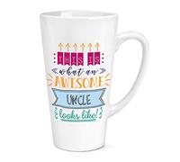 This Is What An Awesome Uncle Looks Like 17oz Grande Latte Tazza