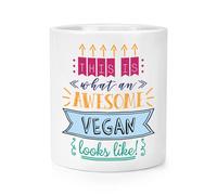 This Is What An Awesome Vegano Guarda Come Trucco Pennello Matita Pot Funny Best