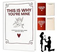 This is why you are mine: libro dei ricordi per coppie, diario di coppia per scrivere storie, ricordi e momenti battenti del cuore, regalo significativo per il fidanzato amato fidanzata (A)
