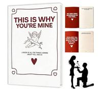 This Is Why You're Mine - Libro dei ricordi per coppie per scrivere note d'amore, ricordi e motivi per cui ti ami l'un l'altro, regalo romantico perfetto per anniversari, matrimoni o riflessioni