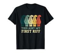 This Isn't My First Riff Chitarra Vintage Fathers Day Retro Maglietta