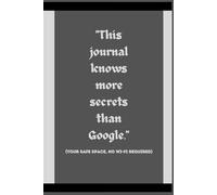 This Journal Knows More Secrets Than Google: A Safe Space to Write, Heal, and Laugh at Life