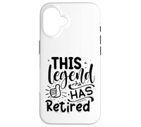 This Legend Has Retired Custodia per iPhone 16