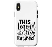 This Legend Has Retired Custodia per iPhone X/XS