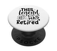 This Legend Has Retired PopSockets PopGrip Adesivo