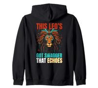 This Leo's Got Swagger That Echoes Felpa con Cappuccio