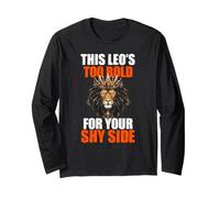This Leo's Too Bold for Your Shy Side Maglia a Manica