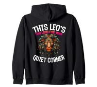This Leo's Too Loud for Your Quiet Corner Felpa con Cappuccio