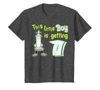 This Little Boy Is Getting 1 Years 1st Birthday Maglietta, Bambini, Grigio Scuro, 3 Anni