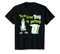 This Little Boy Is Getting 1 Years 1st Birthday Maglietta, Bambini, Nero, 3 Anni