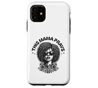 This Mama Prays Stylish Womens Religious Faith Floral Custodia per iPhone 11
