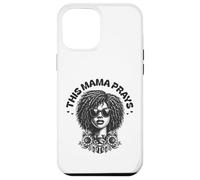 This Mama Prays Stylish Womens Religious Faith Floral Custodia per iPhone 12 Pro Max