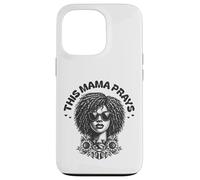 This Mama Prays Stylish Womens Religious Faith Floral Custodia per iPhone 13 Pro