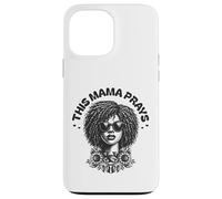 This Mama Prays Stylish Womens Religious Faith Floral Custodia per iPhone 13 Pro Max