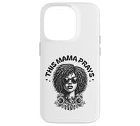 This Mama Prays Stylish Womens Religious Faith Floral Custodia per iPhone 14 Pro