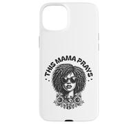 This Mama Prays Stylish Womens Religious Faith Floral Custodia per iPhone 15 Plus