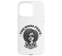 This Mama Prays Stylish Womens Religious Faith Floral Custodia per iPhone 15 Pro Max