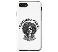 This Mama Prays Stylish Womens Religious Faith Floral Custodia per iPhone SE (2020) / 7/8