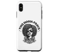 This Mama Prays Stylish Womens Religious Faith Floral Custodia per iPhone XS Max