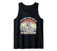 This Mom Loves Koalas Vintage Retro Animal Design Canotta