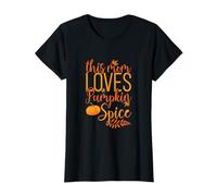 This Mom Loves Pumpkin Spice Moms Girls Fall Top Regali divertenti Maglietta