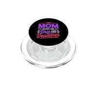 THIS MOM RUNS ON DRIP AND DEADLINES PopSockets PopGrip per MagSafe