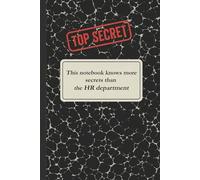 This Notebook Knows More Secrets Than the HR Department: Funny Corporate Gift | 97 Sarcastic Office Quotes Inside | 6x9 Grid Journal with Calendar and Unit Converter