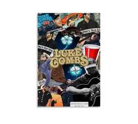 This One's for You Luke Combs, stampa su tela con pittura a olio, impermeabile e antimacchia, adatta a qualsiasi stile decorativo di camera da letto, soggiorno, ufficio, senza cornice, stile 60 x 90