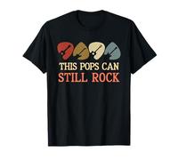 This Pops Can Still Rock - Plettro per chitarra per la festa del papà Maglietta