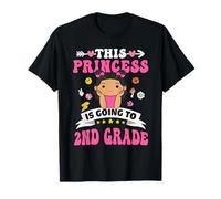 This Princess Is Going To 2nd Grade Back To School for Girls Maglietta