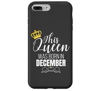 This Queen Was Born In December Birthday Queen Custodia per iPhone 7 Plus/8 Plus