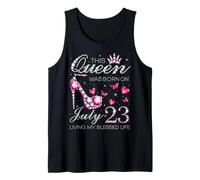 This Queen Was Born on July 23 Living My Blessed Life Canotta