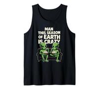 This Season of Earth Is Crazy Aliens Popcorn Meme Canotta