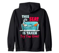 This Seat is Taken Try The Floor Felpa con Cappuccio