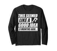 This Seemed Like a Good Idea Jogging Corridore Divertente Maglia a Manica