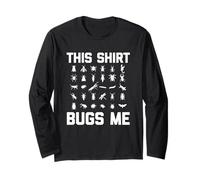 This Shirt Bugs Me - Funny Saying Sarcastic Insects novità Maglia a Manica