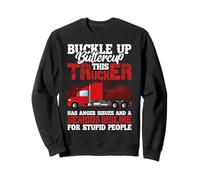 This Trucker Has Anger Issues And A Serious Fun Truck Driver Felpa
