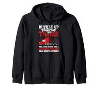 This Trucker Has Anger Issues And A Serious Fun Truck Driver Felpa con Cappuccio