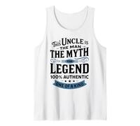 This Uncle Is The Man The Myth The Legend 100% Authentic One Canotta