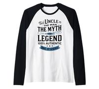 This Uncle Is The Man The Myth The Legend 100% Authentic One Maglia con Maniche Raglan
