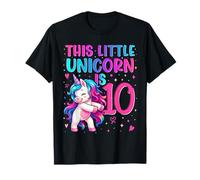 This Unicorn is 10 Years Old 10th Birthday Girl Daughter Maglietta