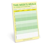 This Week's Meals Big & Sticky Notepad: Sticky Meal Planner Pad 40 Sheets, 9.75 X 7-inches