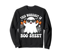 This Workout Is Boo Sheet Funny Ghost Halloween Felpa