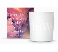 This Works Lavanda E Vetivert Candela Mano Versato Nuovo Inscatolato