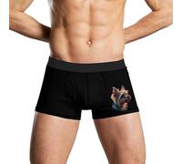 THisdownd Boxer da uomo, comodi, leggeri, elasticizzati, con motivo Yorkshire Yorkshire, Come nella foto, L