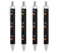 THisdownd Penna a sfera retrattile Best Cat Dad Ever inchiostro nero 0,5 mm penne a punta fine forniture per ufficio